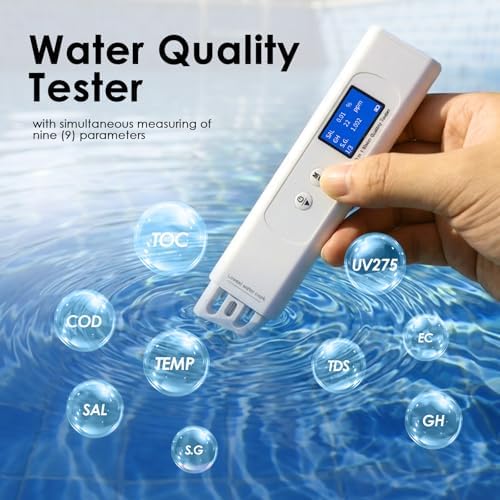 Water Quality Tester for Drinking Water Portable 9-in-1 TDS Meter Drinking - Image 2
