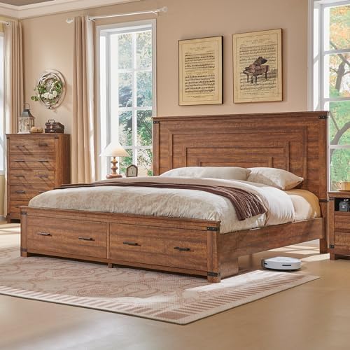 RedLemon 54" Farmhouse Queen Bed Frame by REDLEMON
