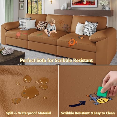 EASE MOOSE Sectional Couches for Living Room, U Shaped Sofa - Image 4