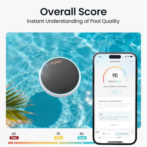 AIPER HydroSync Smart Pool Monitor, 24/7 Automatic Water Testing - Image 6