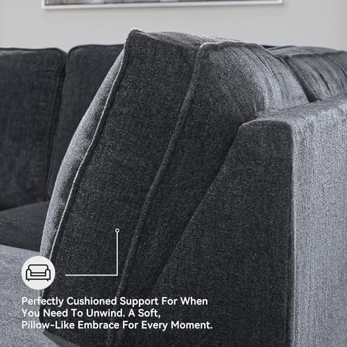 Signature Design by Ashley Altari Queen Sofa Sleeper Couch, Slate Gray - Image 5
