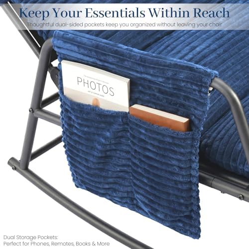 Oversized Corduroy Rocking Chair - Image 6