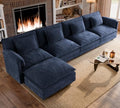 ELUCHANG 153" Oversized Modular Sectional Sofa, Comfy Chenille Cloud Couch by ELUCHANG