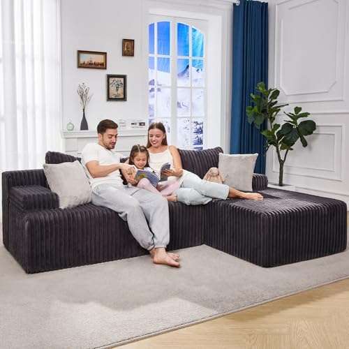 Hobestluk Boneless Couches Modular Sectional Sofa - Image 3