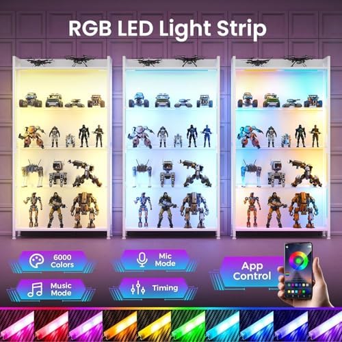 AODK 2-Pack Display Cabinet - Image 4