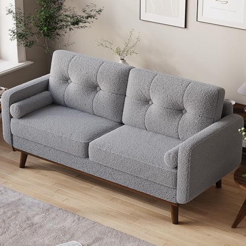 IDEALHOUSE 65" Mid Century Modern Couch Sofa Loveseat by IDEALHOUSE