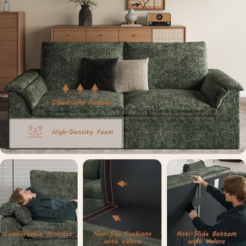 EASE MOOSE Boneless Couch for Living Room, Large Modular Sectional - Image 6