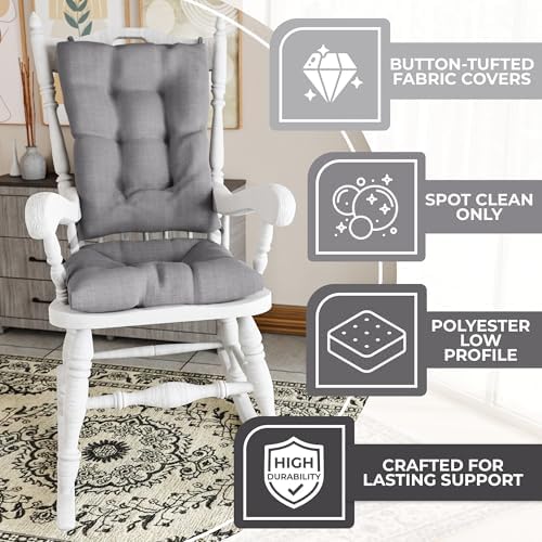 Klear Vu The Gripper Non-Slip Rocking Chair Cushion Set - Image 3