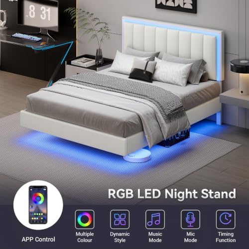 IMMERSTABLE Full Size Floating Bed Frame - Image 3