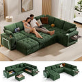 Vipbear 111" Modular Sectional Sleeper Sofa by VipbearLiving