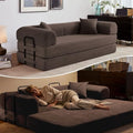 79" Convertible Sofa Bed, Boneless Sleeper Futon Couch by Unknown
