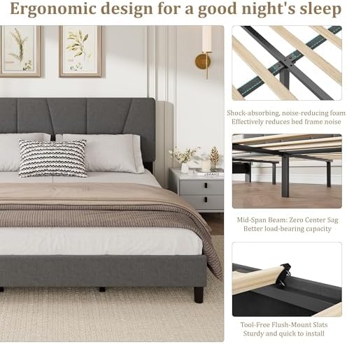 IDEALHOUSE King Size Bed Frame - Image 5