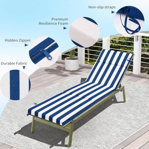 Outdoor Chaise Lounge Cushions - Image 5