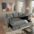 NicBex 85'' Queen 3-Seat Pull Out Sleeper Sofa Bed by NicBex