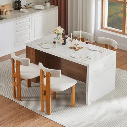 ONBRILL 61"*31" Whole Board of Tabletop Kitchen Island Table by ONBRILL