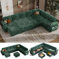 Vipbear 130" Modular Sectional Sleeper Sofa by VipbearLiving