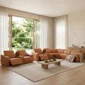 Power Recliner Sectional Sofa, L-Shaped Living Room Furniture Set, Reclining by GEBADOL
