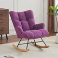 SAETSFEG Nursery Rocking Chair Teddy, Upholstered Glider Rocker by SAETSFEG