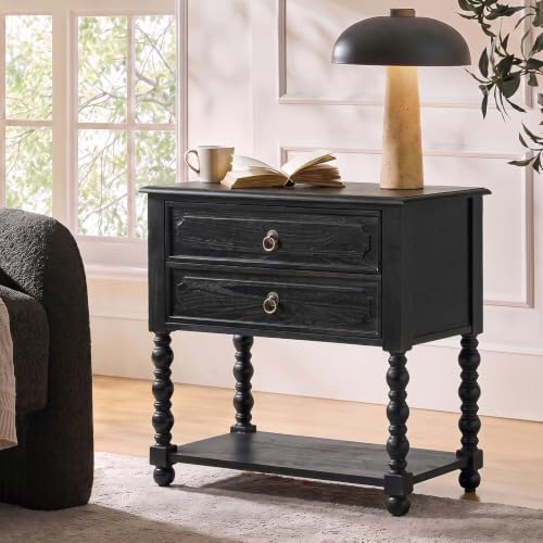 HULALA HOME Farmhouse Accent End Table by HULALAHOME
