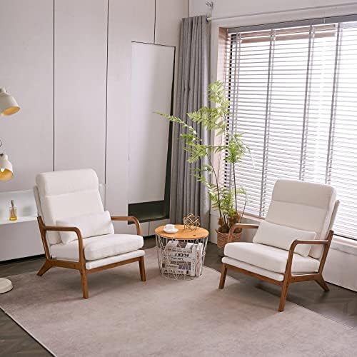Karl home Accent Chair High Back Mid-Century Modern - Image 6