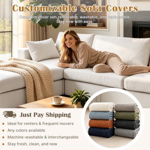 Oversized Modular Sectional Sofa - Image 6