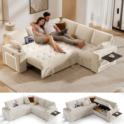 Vipbear 86" Modular Sectional Sleeper Sofa by VipbearLiving