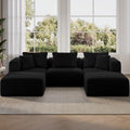Novilla 106" Modular Sectional Sofa, U Shape Cozy Sectional Couch, Modern Cloud by Novilla