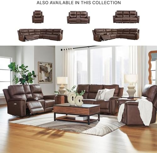 Signature Design by Ashley 1-Piece Leather Power Recliner, Zero Gravity - Image 6