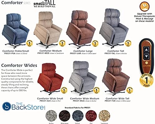 Golden Technologies Comforter Series PR-531-TXW Tall Extra Wide PR531TXW - Image 5