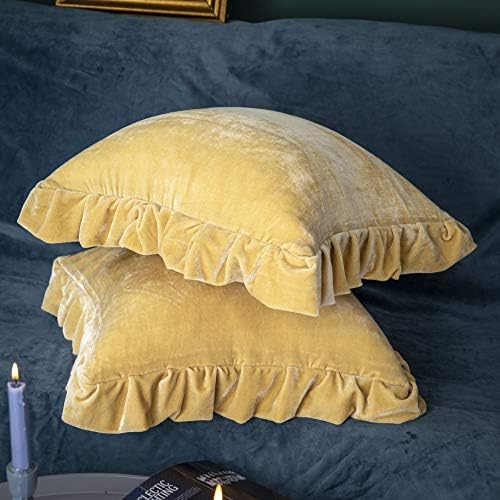 GLORY SEASON Velvet Throw Pillow Cover Soft Decorative Luxurious Solid Square - Image 7