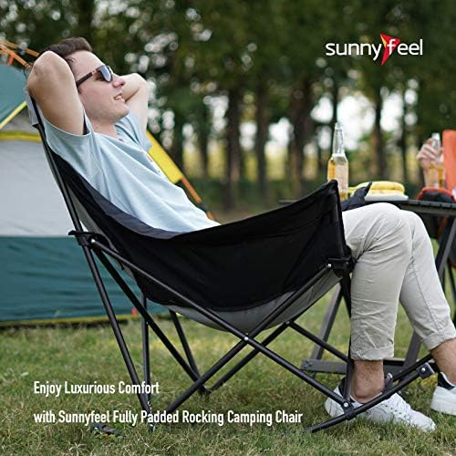 SUNNYFEEL Oversized Folding Rocking Camping Chair - Image 5