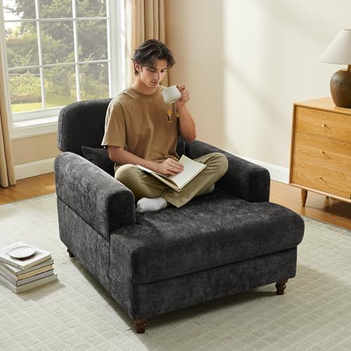 Oversized Chaise Lounge Chair - Image 4