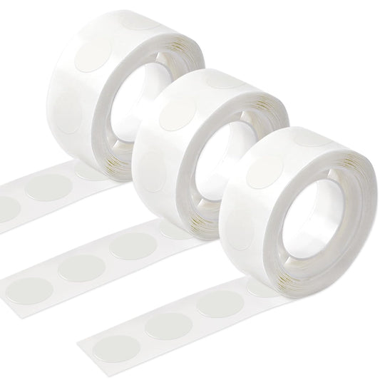 UPINS Glue Points Dots, 300Pcs Balloon Glue Adhesive Dots Double Sided Removable Glue Tape Dots for Balloons Crafts Decoration, 15 mm