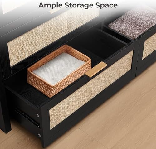 SICOTAS 7 Drawer Rattan Dresser - Image 6