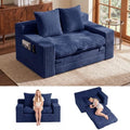Boneless Couch, 4-in-1 Convertible Sofa Bed, Boneless Loveseat Sleeper by ZIYDILY