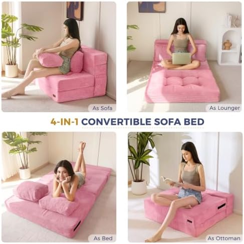 MAXYOYO Convertible Sofa Bed, Fold Out Sofa Couch - Image 4