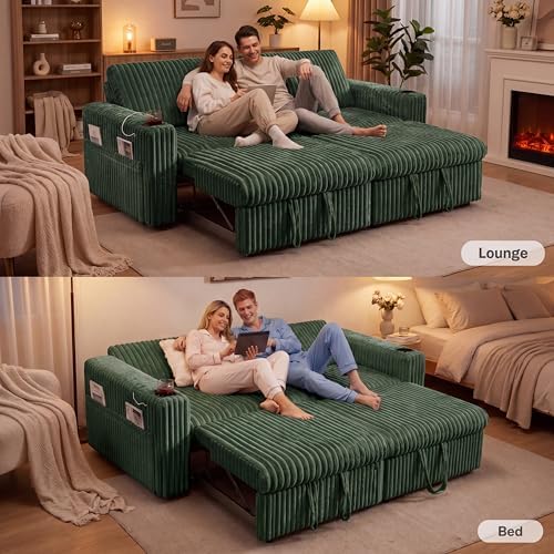 Vipbear 91" Sectional Sleeper Sofa - Image 6