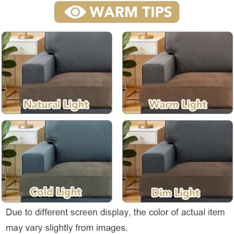 H.VERSAILTEX Stretch Velvet 2 Piece T Cushion Sofa Slipcovers - Image 4
