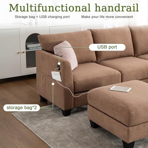 150.4" Large Sectional Couches for Living Room, Corner Couch - Image 6