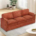 89” Chenille 3-Seater Sofa w/Two Arm Pillows by ACMEASE
