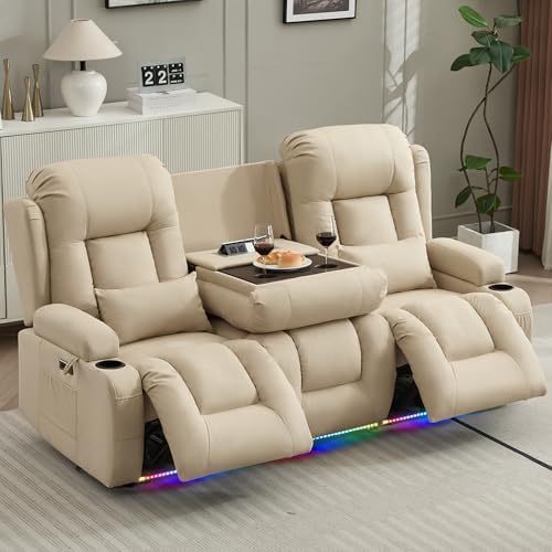 URRED Power Loveseat Recliner Sofa - Image 2