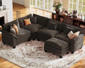 CDCASA 117" Oversized Modular Sectional Sofa by CDCASA