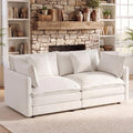 76.7" Cloud Couch for Living Room, Deep Seat Loveseat Sofa by VEPXXP