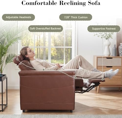 RARZOE Modular Sectional Couch Armrests Module, Faux Leather Armrests Modular - Image 4