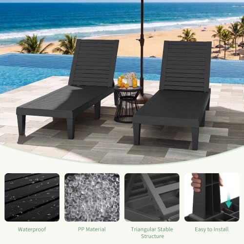 NUNU LAB Outdoor Chaise Lounge Chairs Set - Image 6