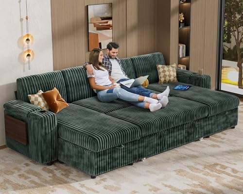 Vipbear 108" Modular Sectional Sleeper Sofa - Image 2