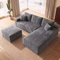 Boneless Couch Modular Sectional Sofa Cloud Couch by Cloud-LikeComfortYouCanFee