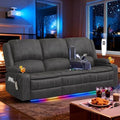 Power 3 Setaer Recliner Sofa, Wall Hugger Loveseat Recliner by MOSGAT
