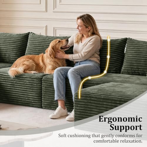 Boneless Couch U-Shaped Sectional Sofa - Image 5