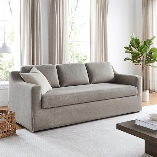Serta® Hawthorne 90.6" Slipcovered Queen-Size Convertible Pop-up Sofa, by SertaDreamConvertibles